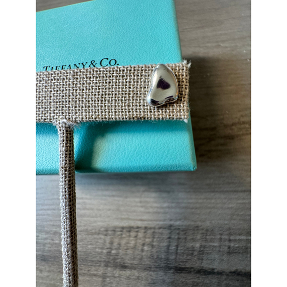 Vintage Tiffany & Co. Heart Earrings Silver PERETTI - Picture 3 of 7